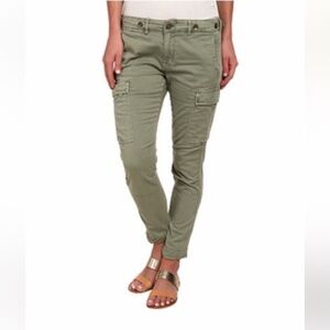 Women’s Hudson Rowan Green Slouchy Skinny Cargo Pants